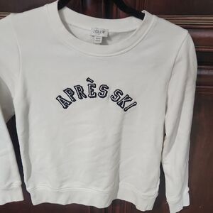 J. Crew Cream Après Ski Sweater